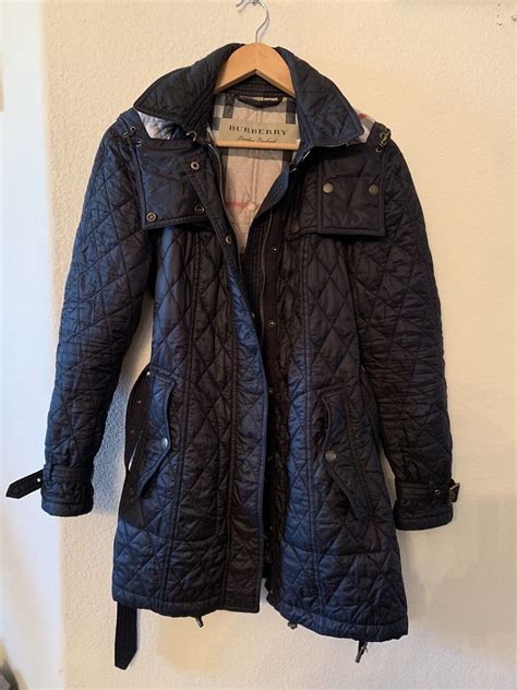 Burberry Finsbridge Coat In Ink 